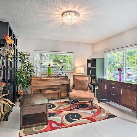 Shady And Eclectic Fort Lauderdale Dwelling With Yard! Exterior foto