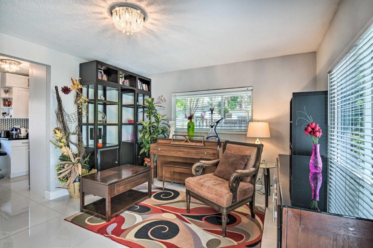 Shady And Eclectic Fort Lauderdale Dwelling With Yard! Exterior foto